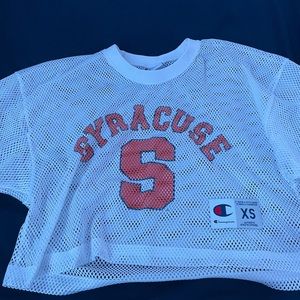 SYRACUSE UNIVERSITY CROP TOP SIZE XS